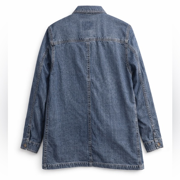 Lauren Denim Ralph Lauren Jean Barn Chore Jacket Coat  Womens Vintage 1990 Sz M - Picture 2 of 8